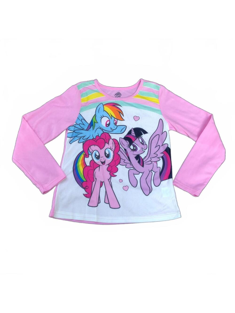 My Little Pony Girls Long Sleeve Flame Resistant Shirt Size 10/12